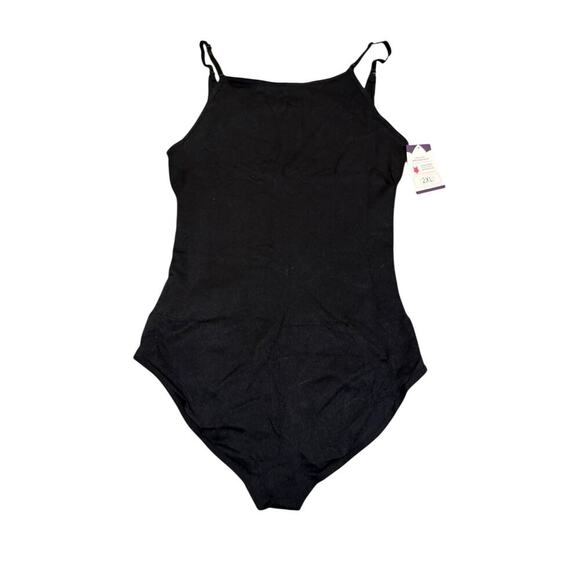 NWT Empetua Various Black OPEN BUST BRIEF BODYSUIT Shapewear Adjustable Straps - Picture 3 of 9